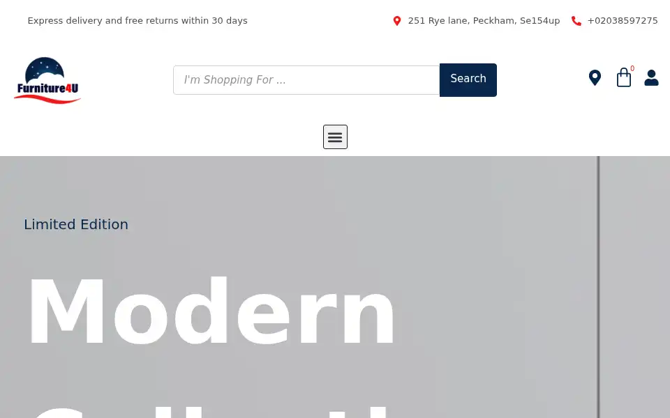 Screenshot of furniture4ulondon.com