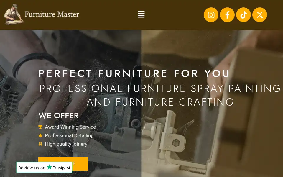 Screenshot of furnituremaster.co.uk