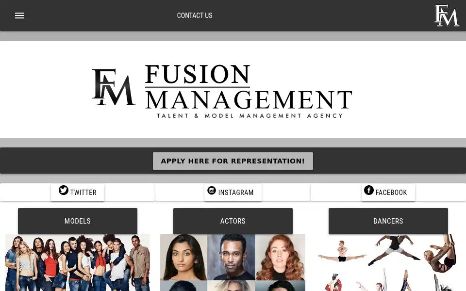 Screenshot of fusionmng.com