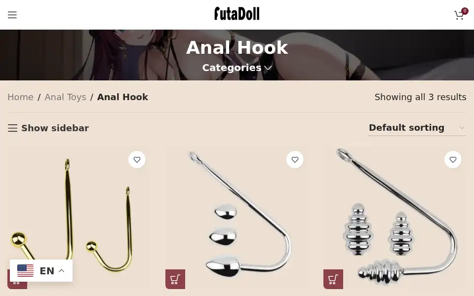 Screenshot of futadoll.com