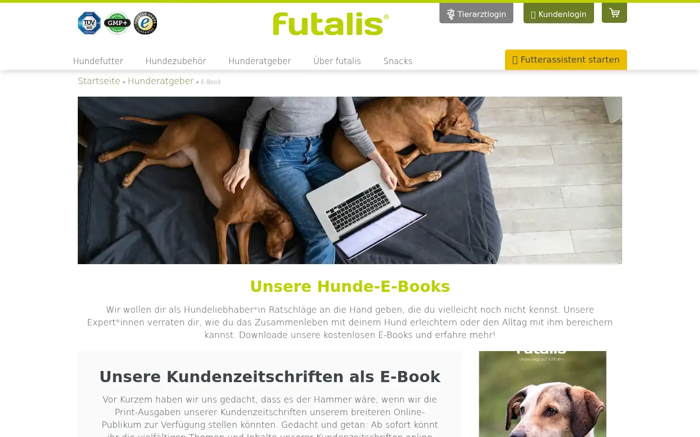 Screenshot of futalis.de