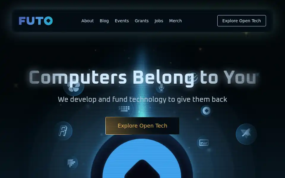 Screenshot of futo.org