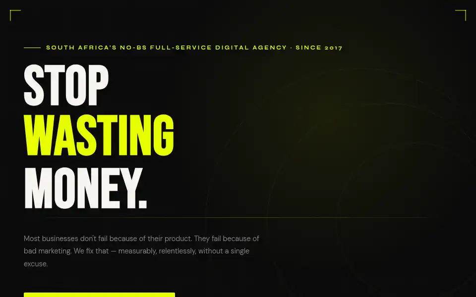 Screenshot of futr.co.za
