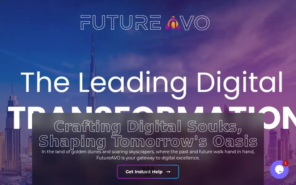 Screenshot of futureavo.ae