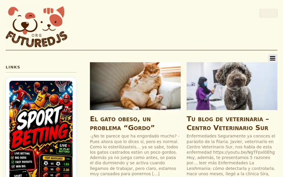 Screenshot of futuredjs.org