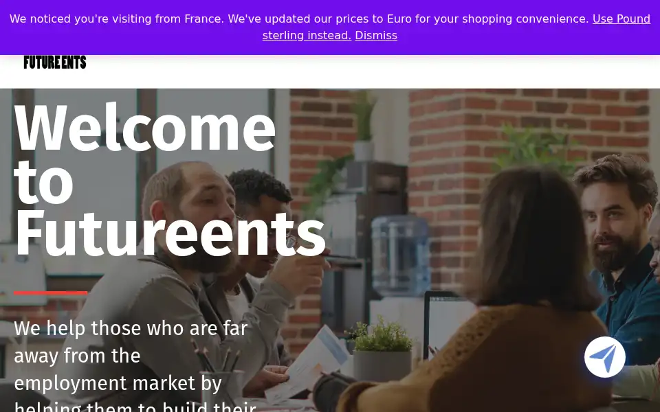 Screenshot of futureents.org.uk