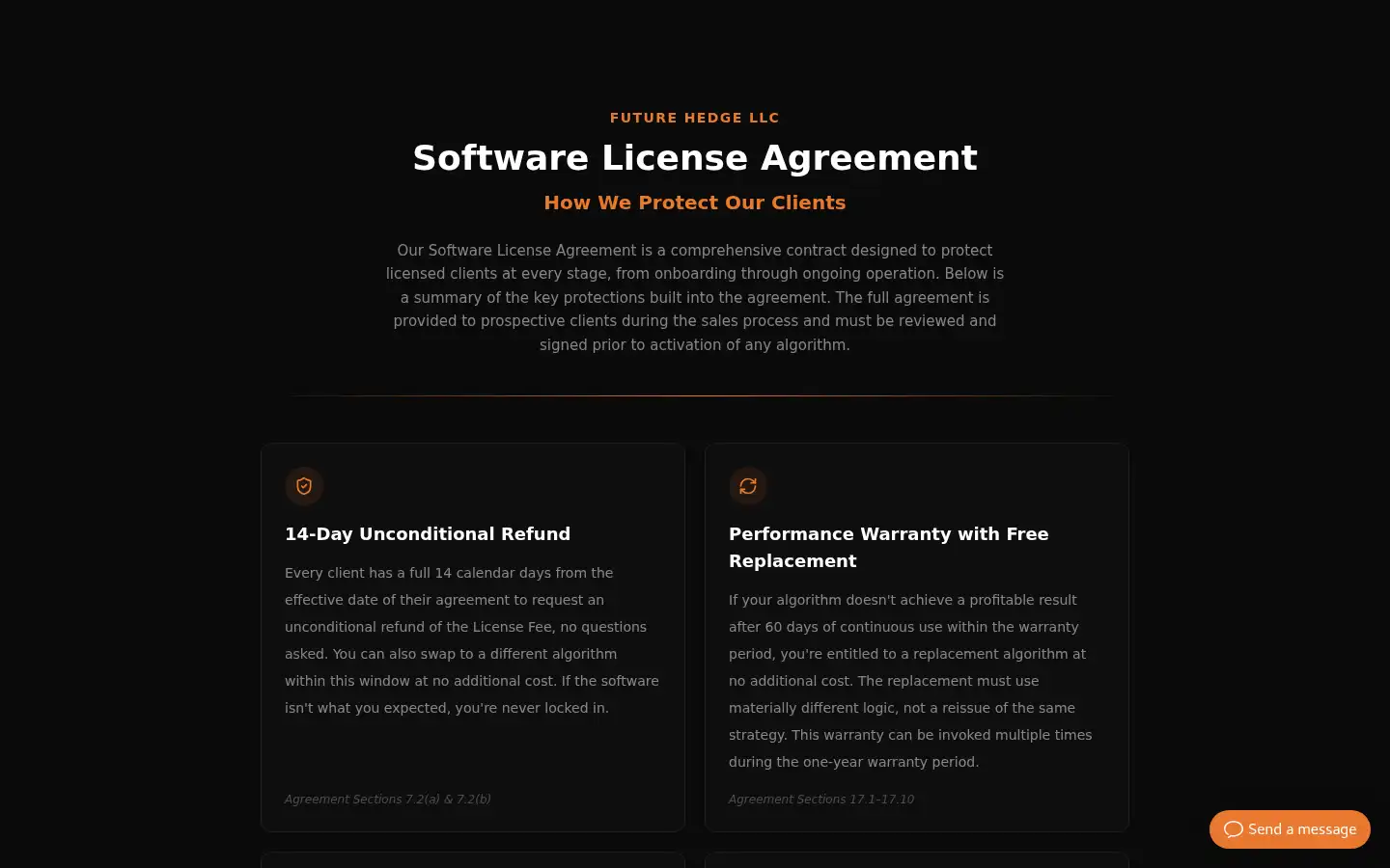 Screenshot of futurehedge.io