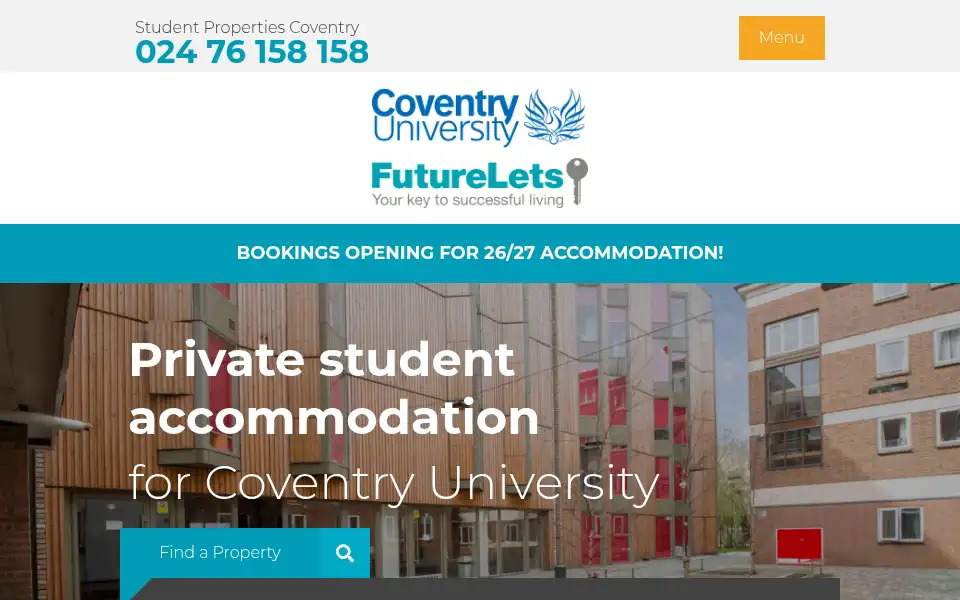 Screenshot of futurelets.co.uk