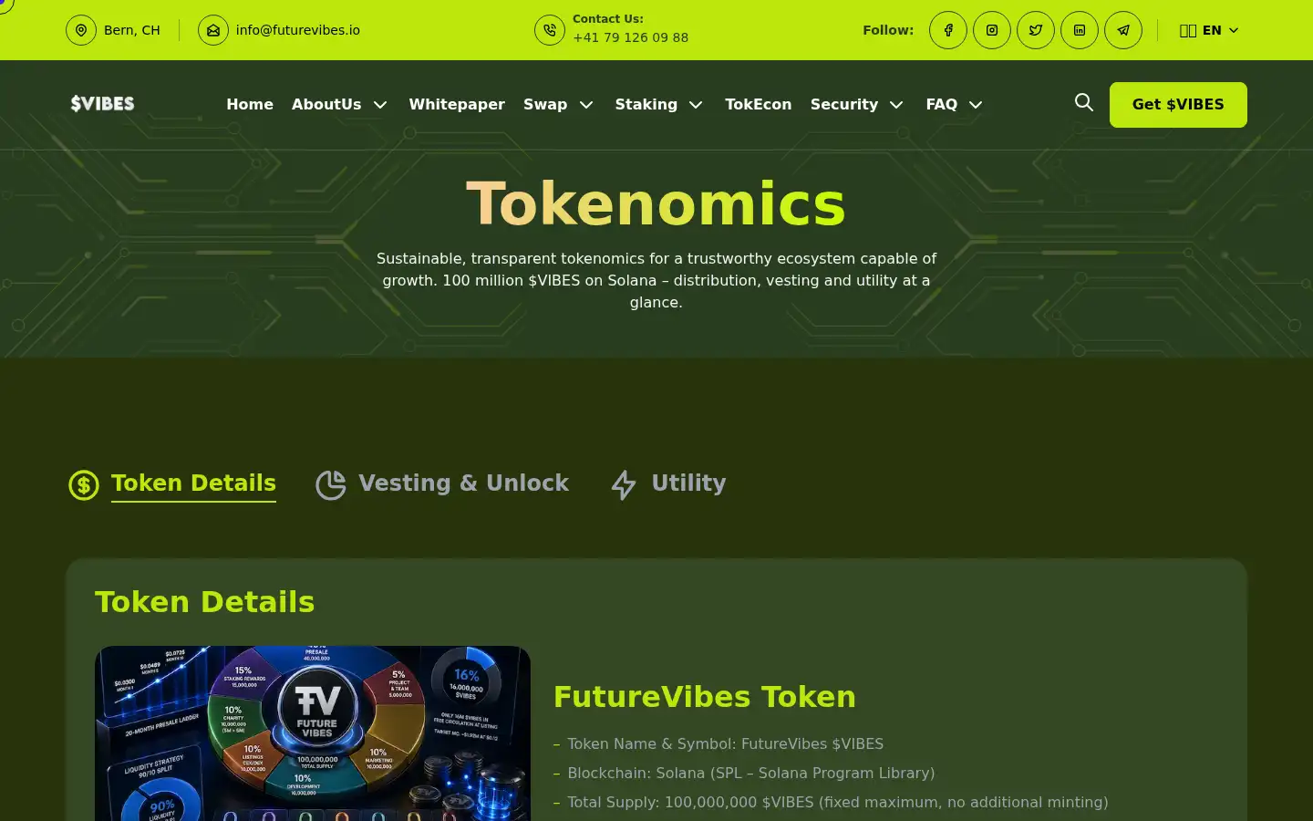 Screenshot of futurevibes.io