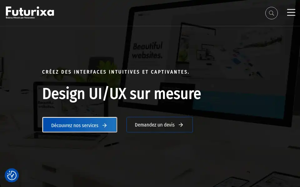 Screenshot of futurixa.net