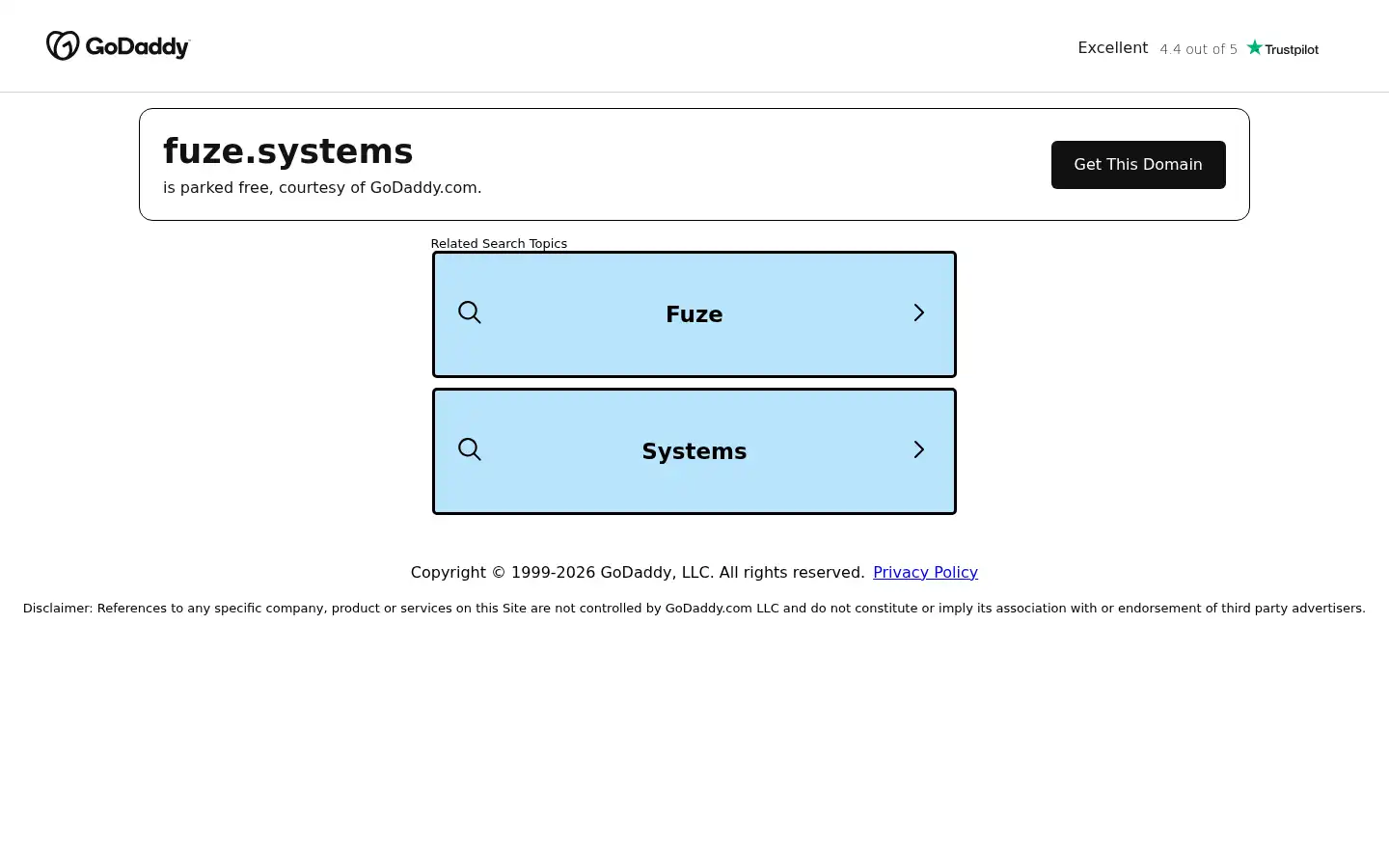 Screenshot of fuze.systems