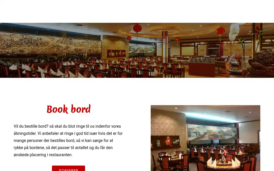 Screenshot of fuzhou-restaurant.dk