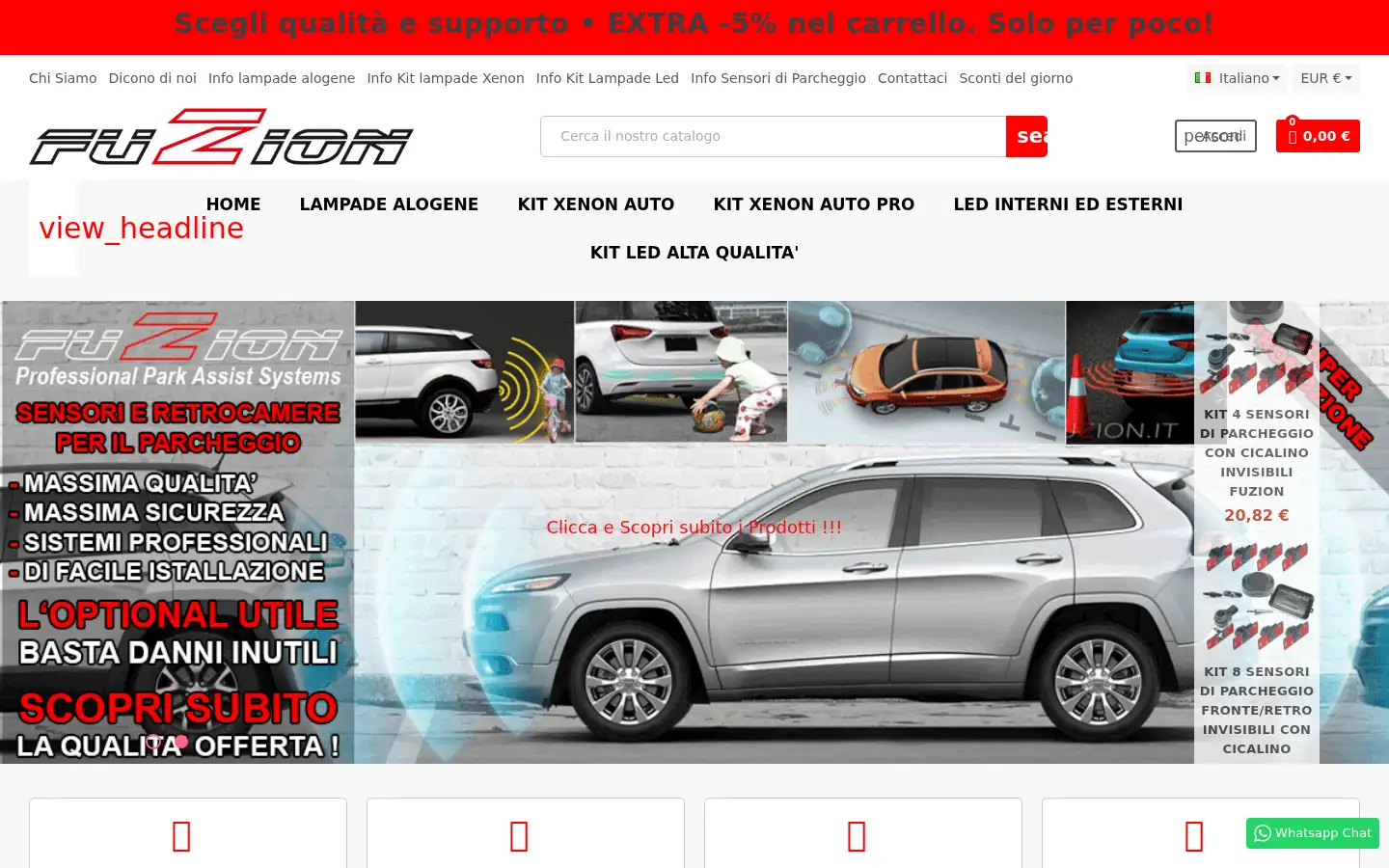 Screenshot of fuzion.it