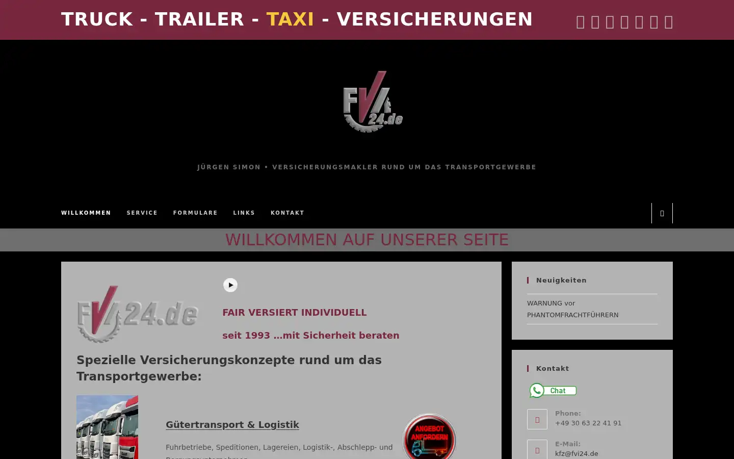 Screenshot of fvi24.de
