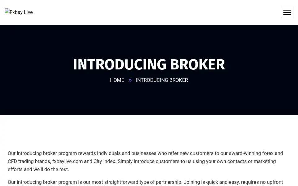 Screenshot of fxbaylive.com