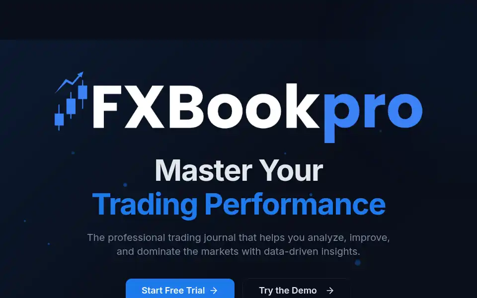 Screenshot of fxbookpro.com