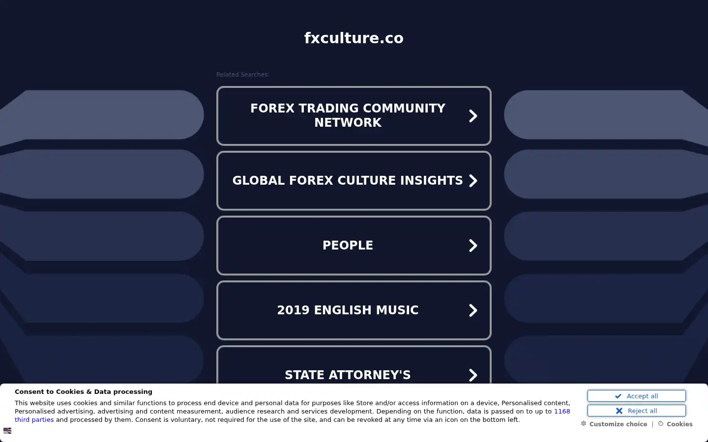 Screenshot of fxculture.co