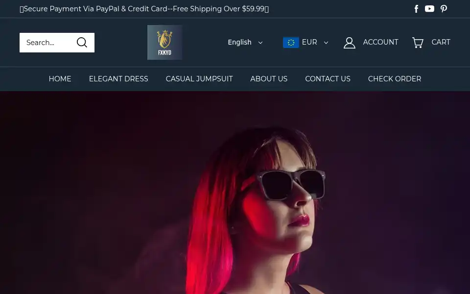Screenshot of fxkyd.com