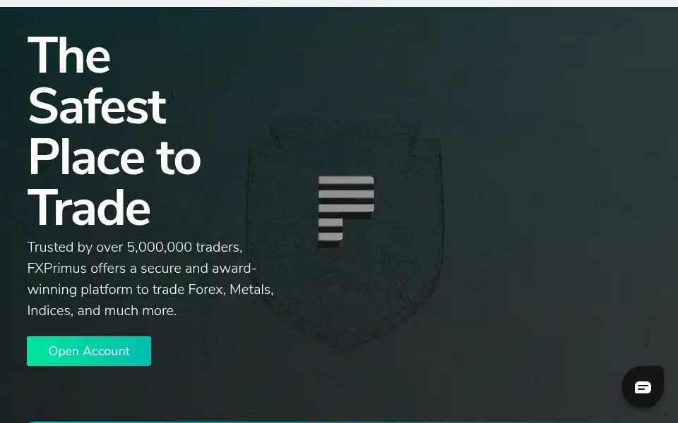 Screenshot of fxprimus.com