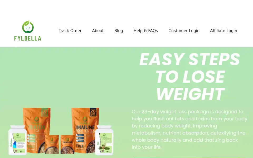 Screenshot of fyldella.com