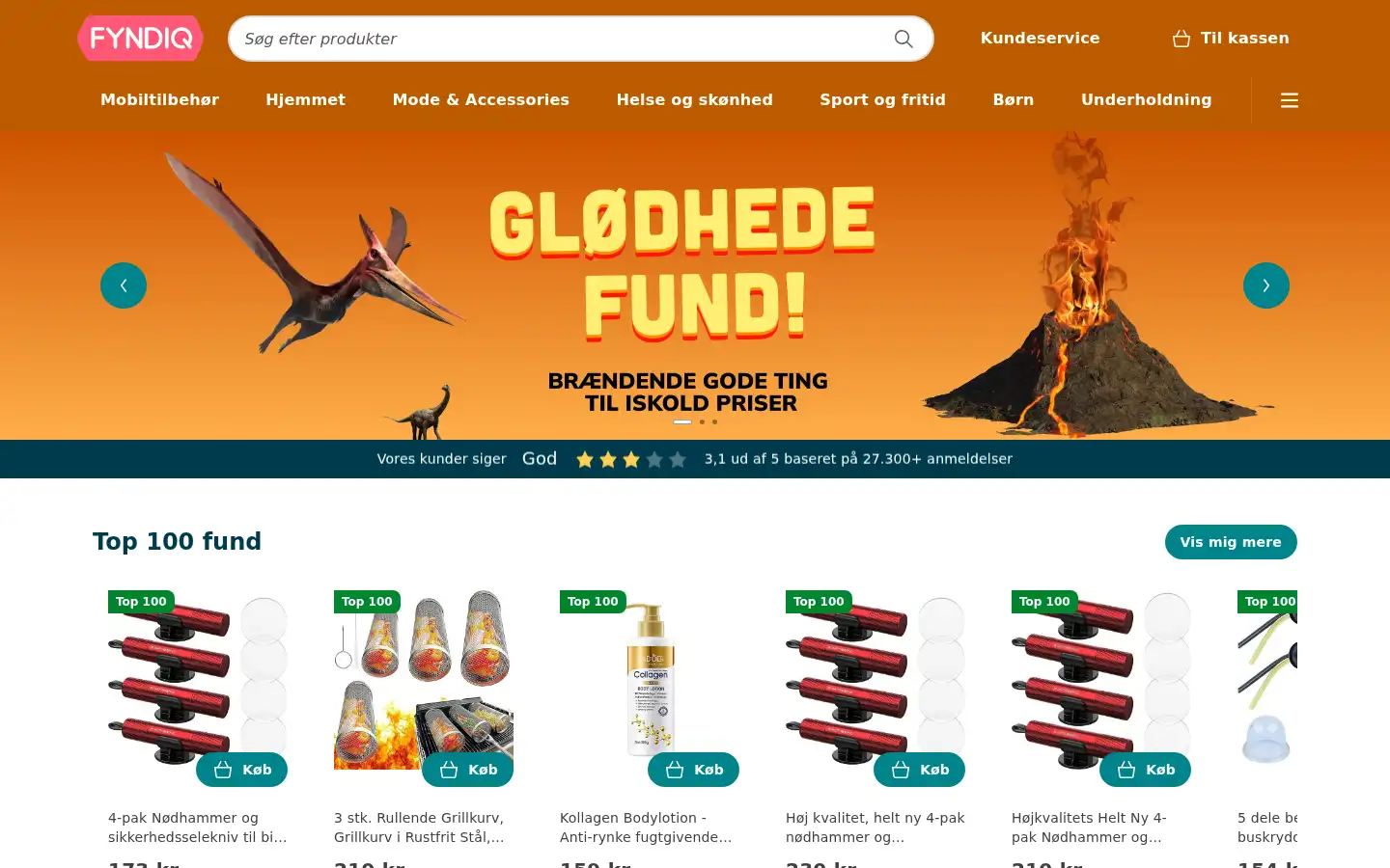 Screenshot of fyndiq.dk