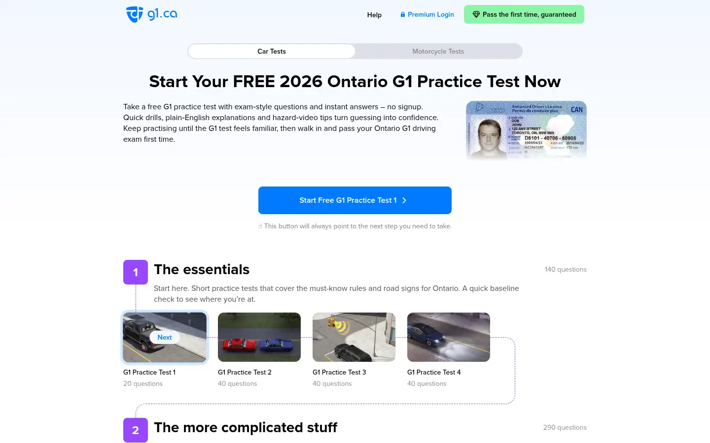 Screenshot of g1.ca