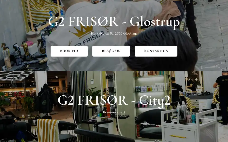 Screenshot of g2frisoer.dk