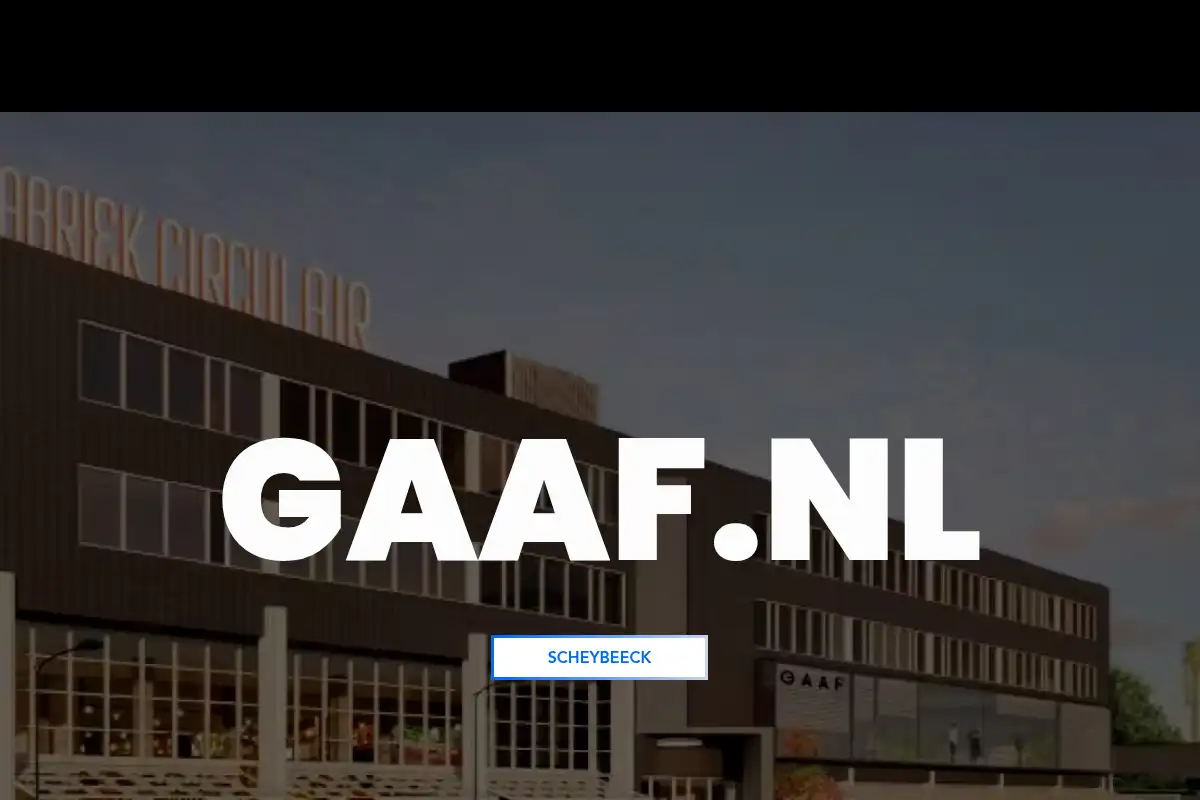 Screenshot of gaaf.nl
