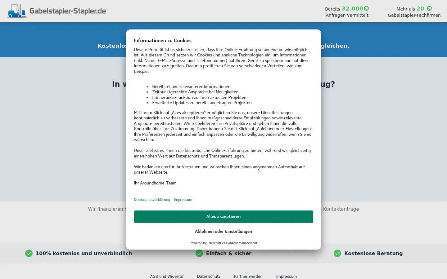 Screenshot of gabelstapler-stapler.de