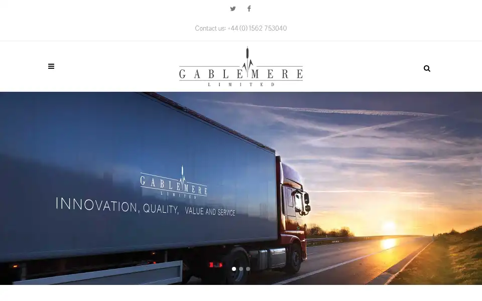 Screenshot of gablemere.co.uk