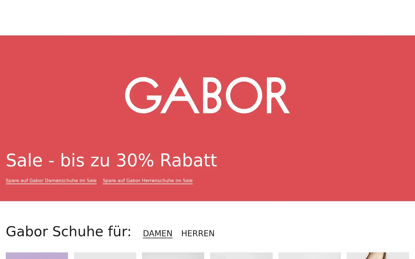 Screenshot of gabor.com