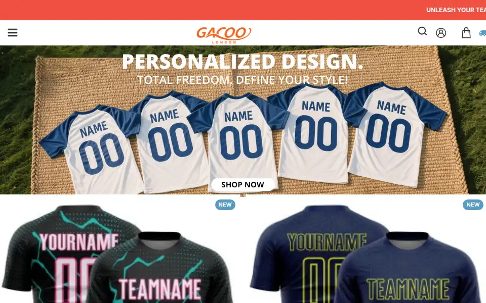 Screenshot of gacoo.co.uk