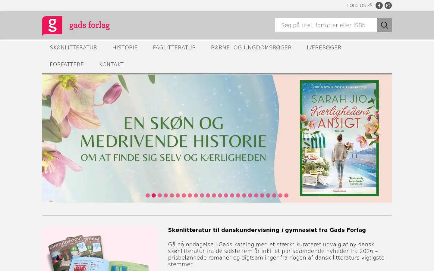 Screenshot of gad.dk