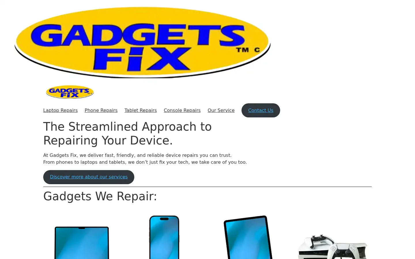 Screenshot of gadgetsfix.com