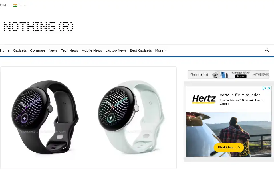 Screenshot of gadgetsnow.com