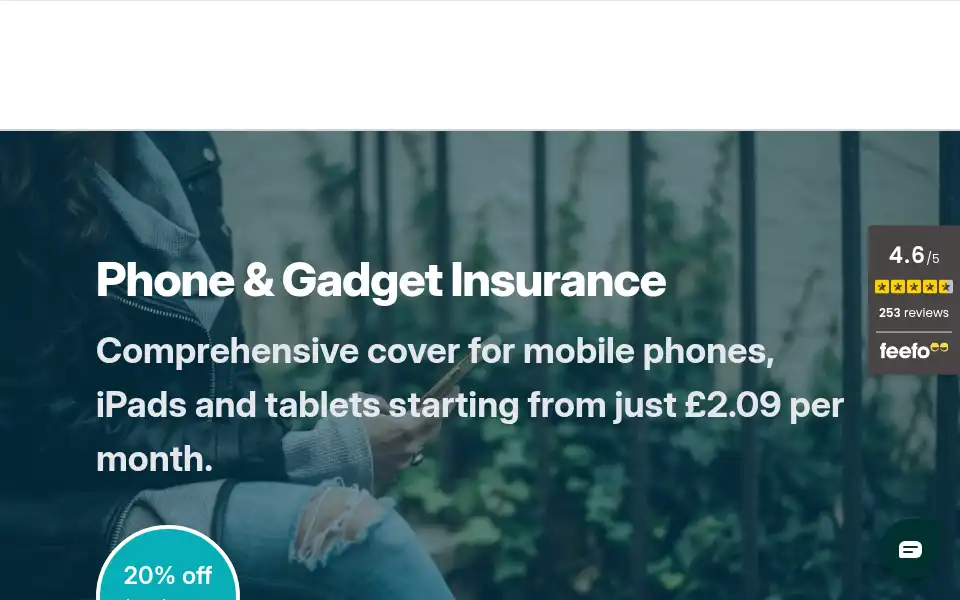Screenshot of gadgetsure.co.uk