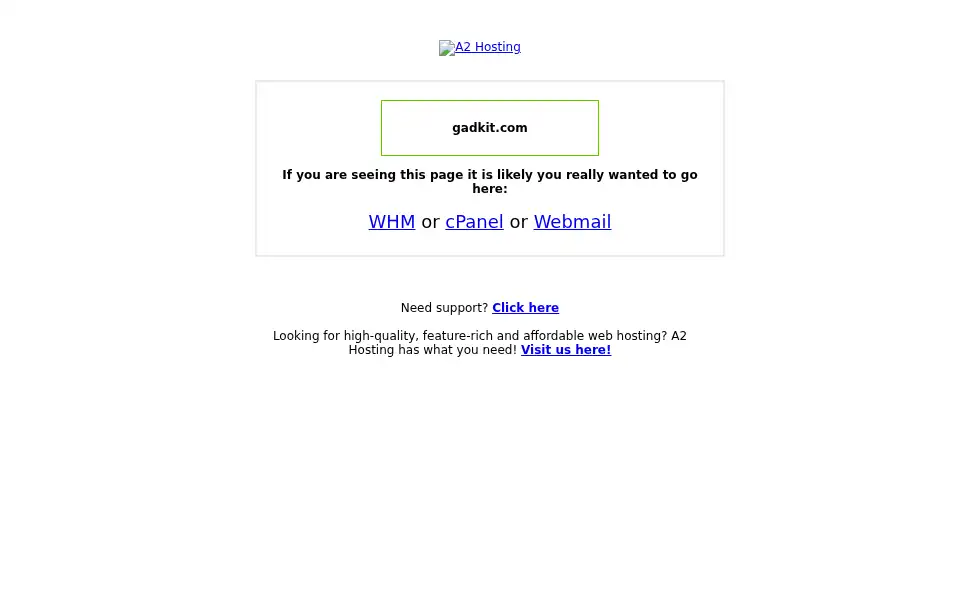 Screenshot of gadkit.com