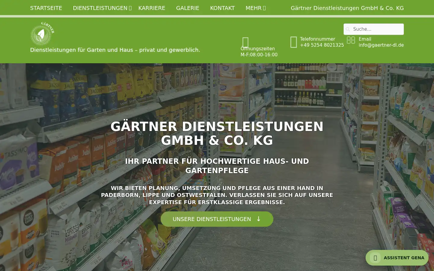 Screenshot of gaertner-dl.de