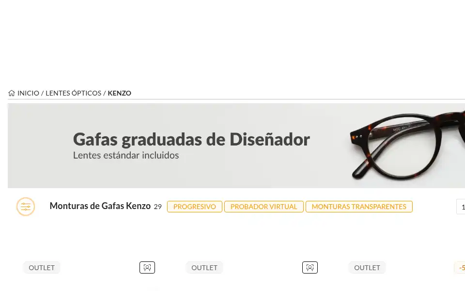 Screenshot of gafasworld.com.co