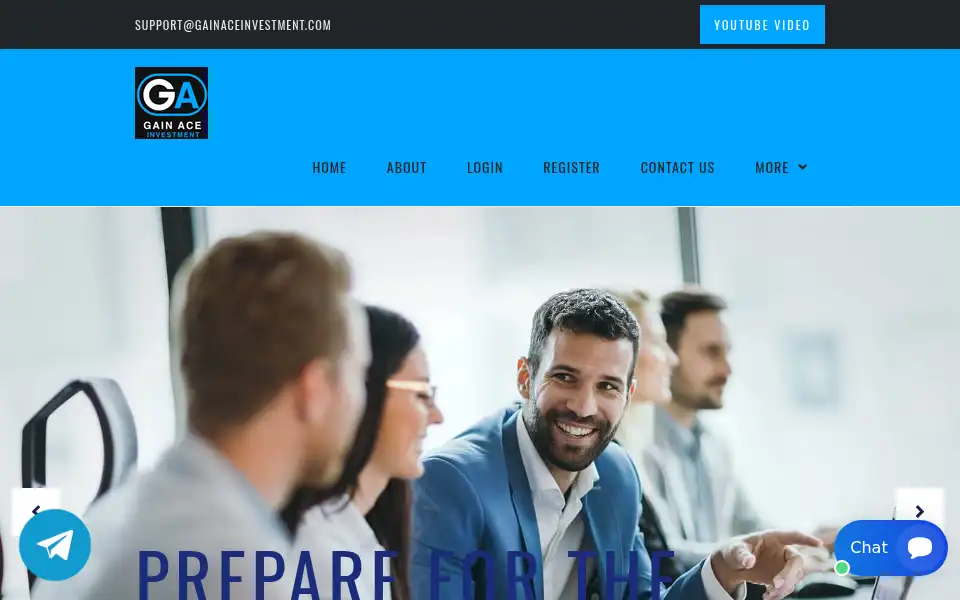 Screenshot of gainaceinvestment.com