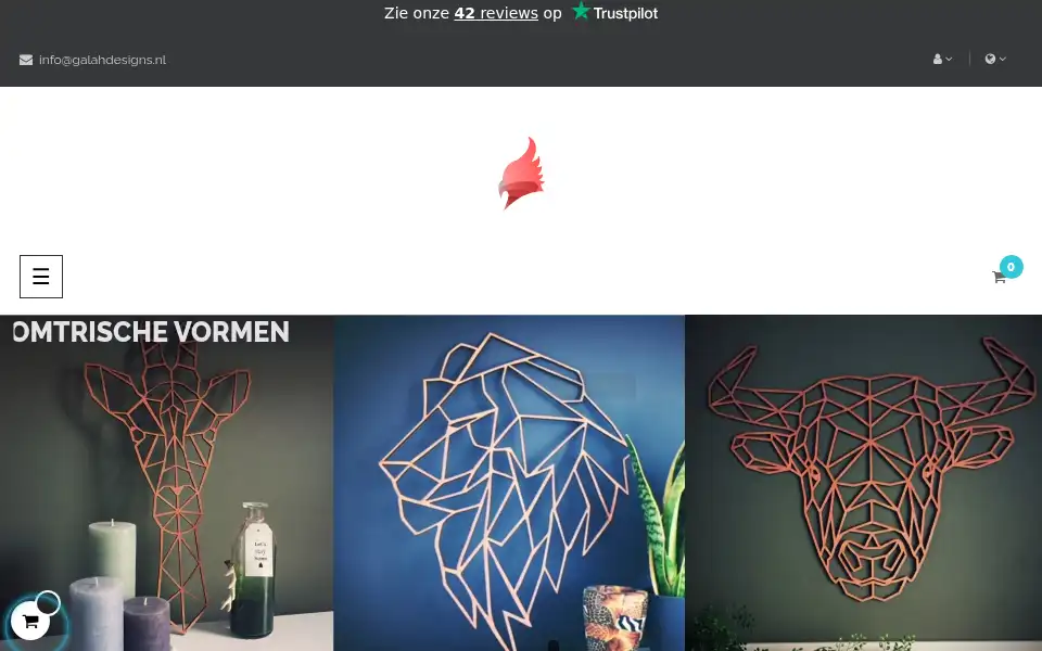 Screenshot of galahdesigns.nl