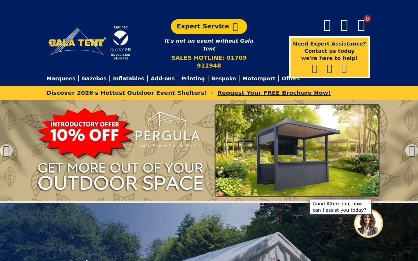 Screenshot of galatent.co.uk