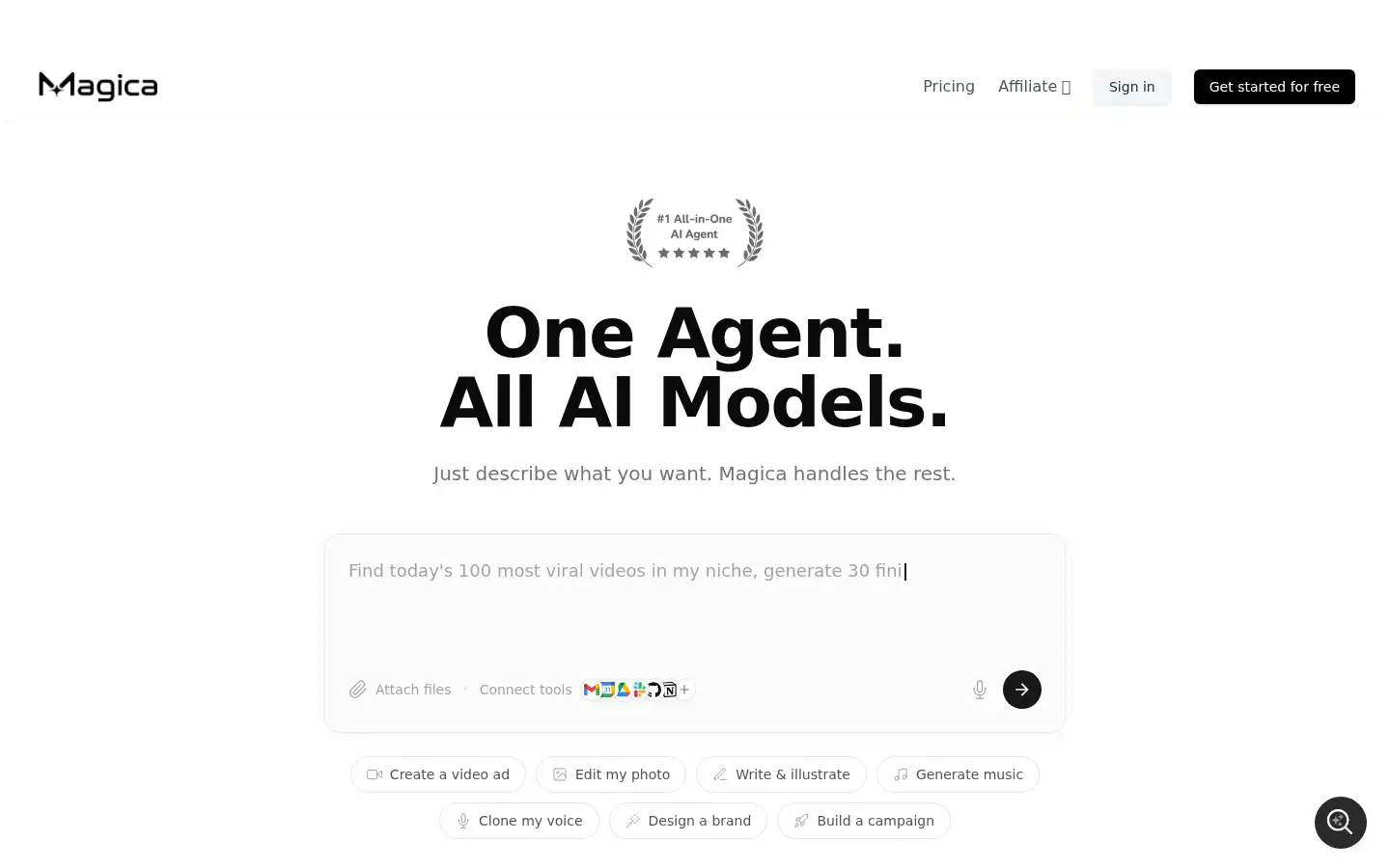 Screenshot of galaxy.ai