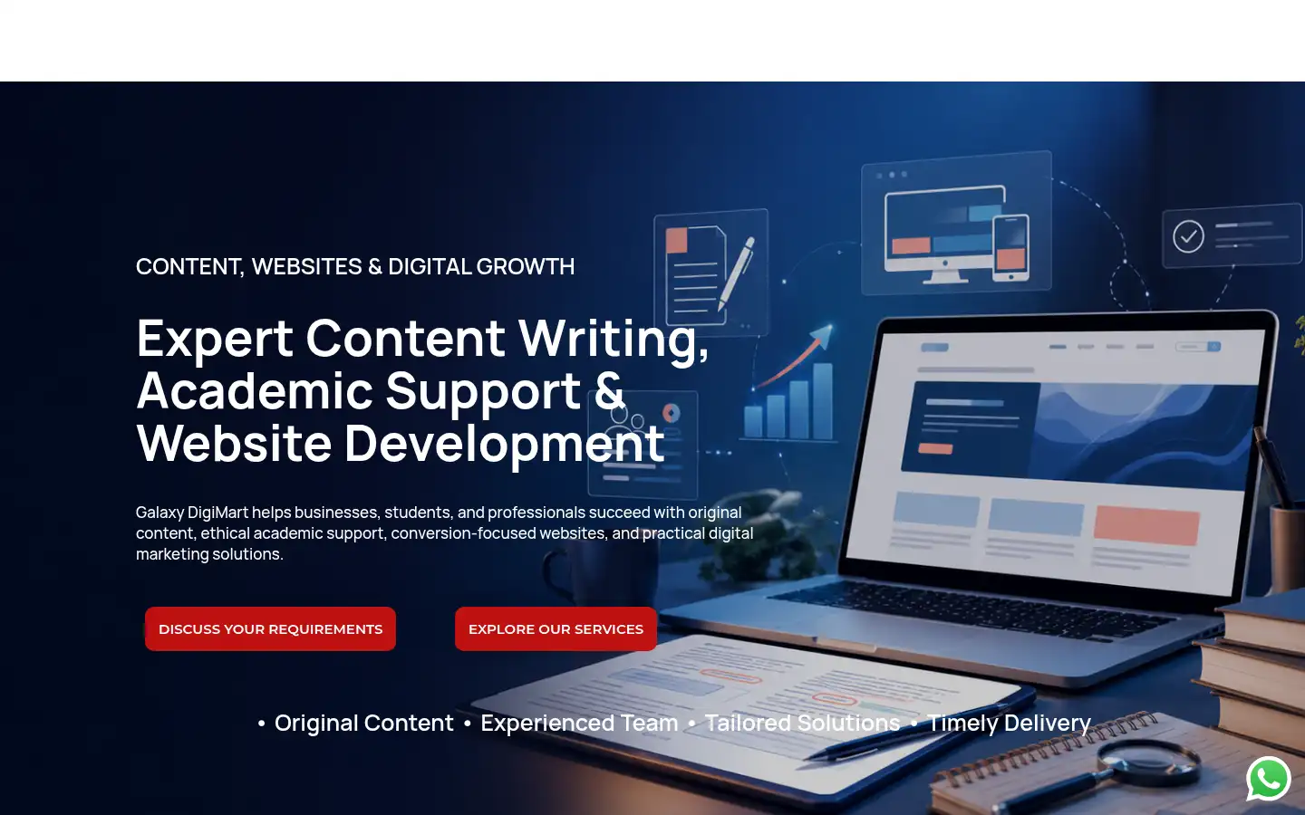 Screenshot of galaxydigimart.com