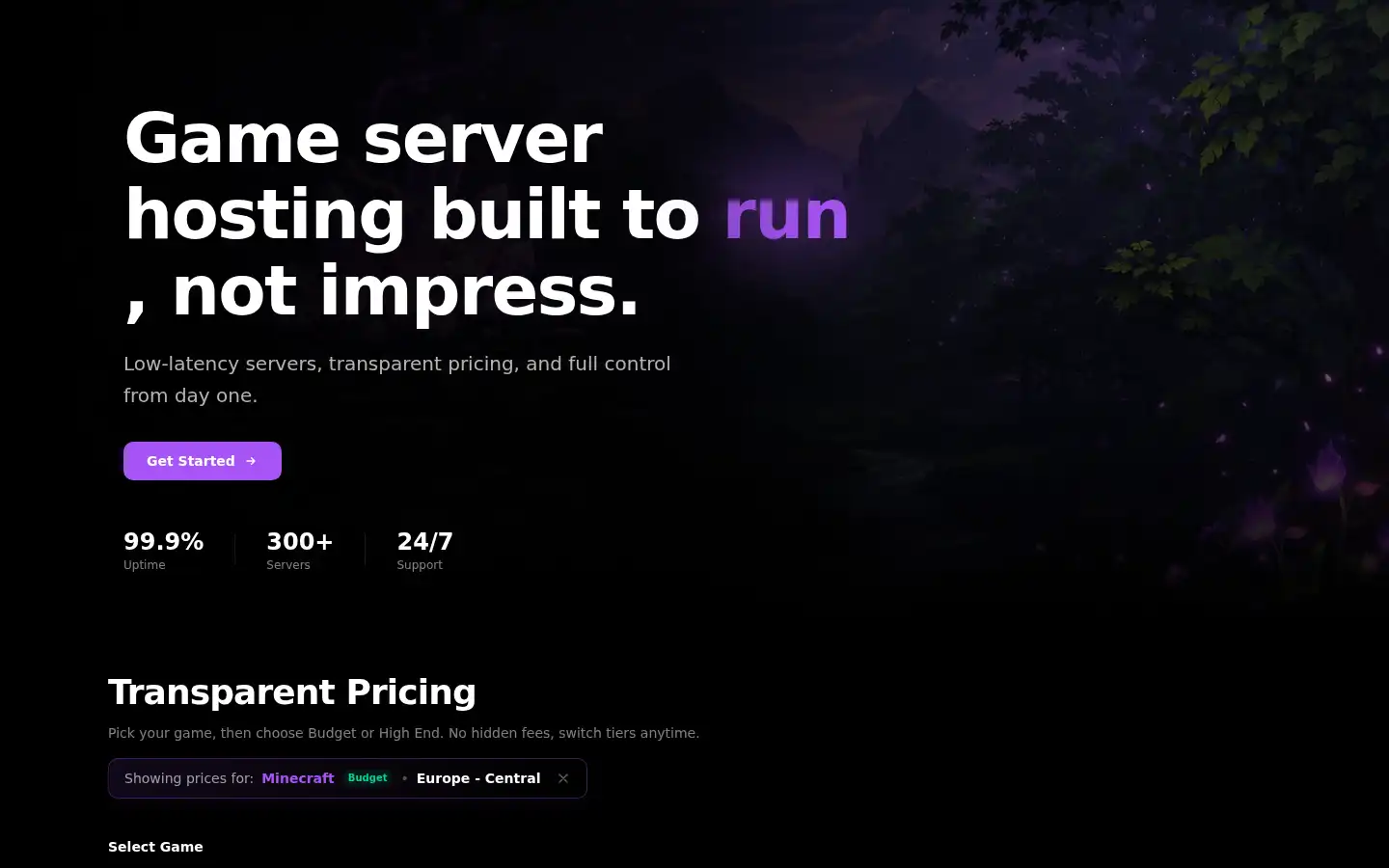 Screenshot of galeniusnodes.com