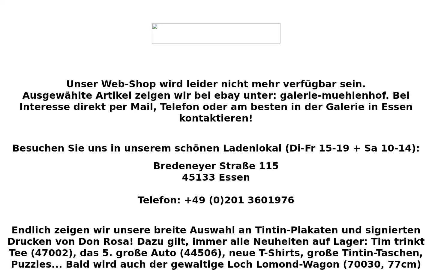 Screenshot of galerie-muehlenhof.de