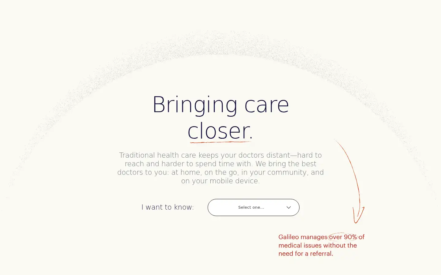 Screenshot of galileohealth.com