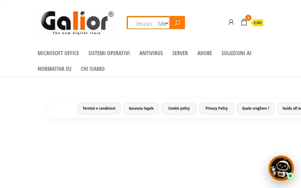 Screenshot of galior.it