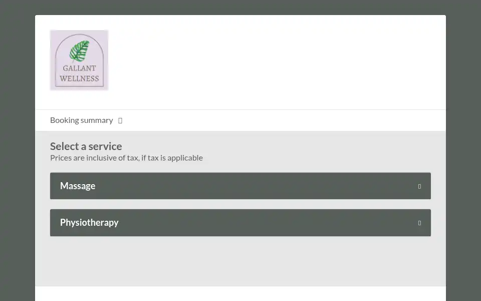 Screenshot of gallantwellness.co.uk