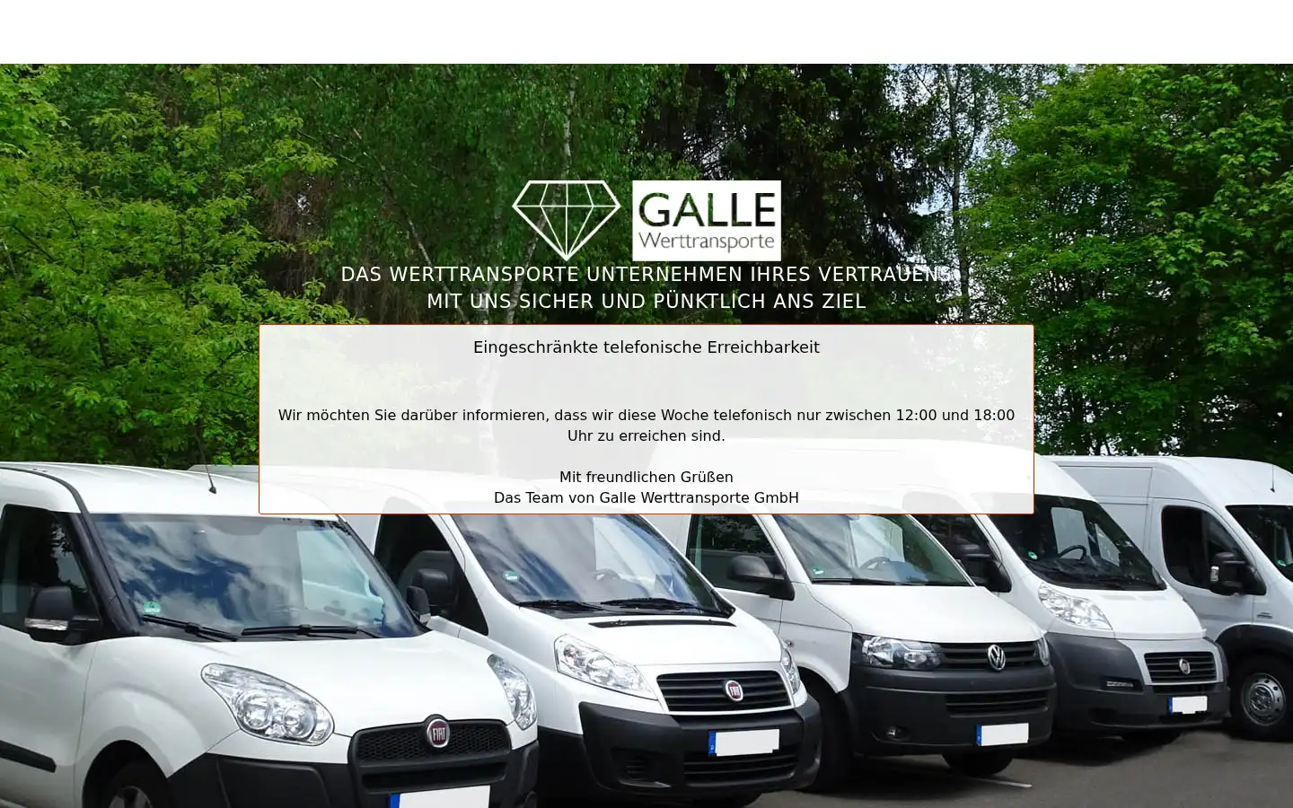 Screenshot of gallewerttransporte.de